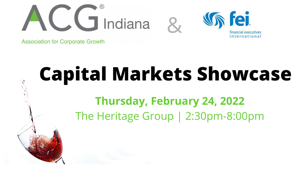 Capital Markets Showcase ACG Indiana